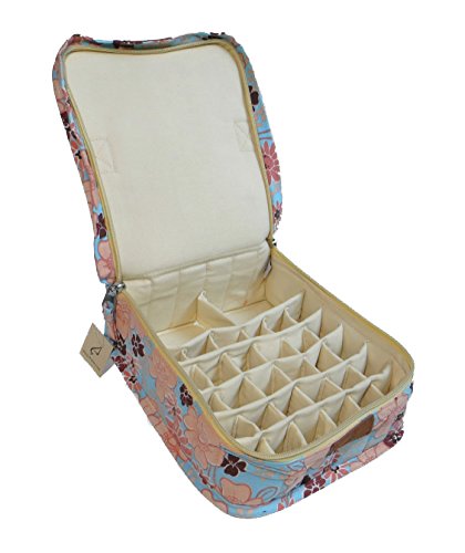 Essential Oil Carrying Case - hold up to 42 Bottles of 15ml oils! (Cherry Blossom, L)