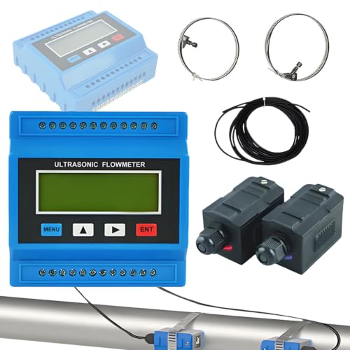 Débitmètre numérique ultrasonique de précision avec capteur mural pour fluides chauds