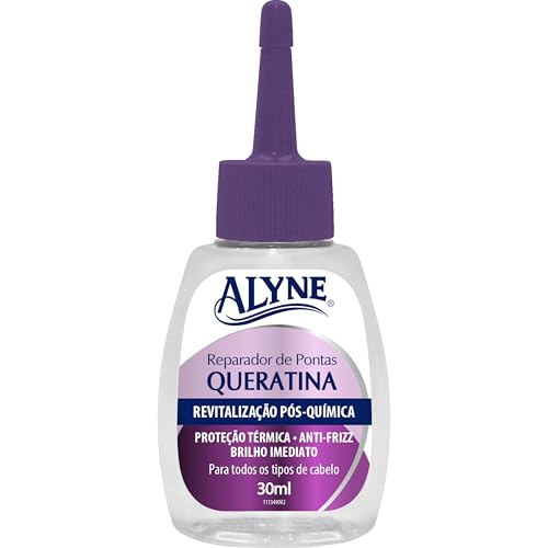 Alyne, Reparador de Pontas, Queratina, 30 ml, Roxo