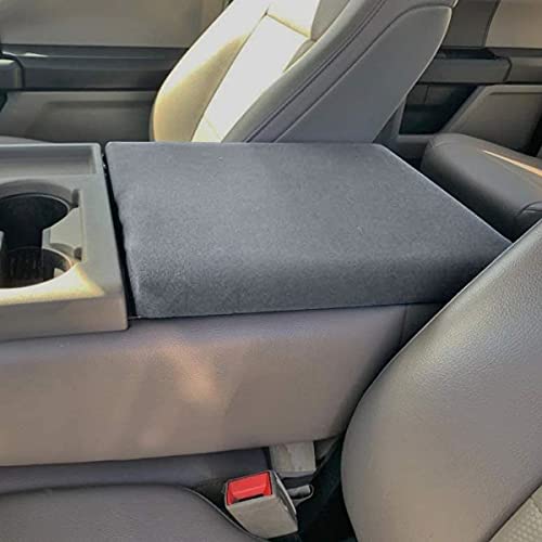 KONON ONE Auto Center Console Armrest Covers for Jump Seat Car Console Covers Matching Ford F150 F250 2014-2021 Automatic Accessories, Armrest Center Console Cover Gray