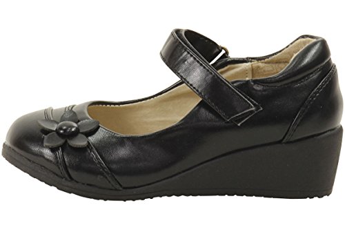 Girl's The Show Stopper Mary Jane School Uniform Shoes (9 - Toddler, Black)3