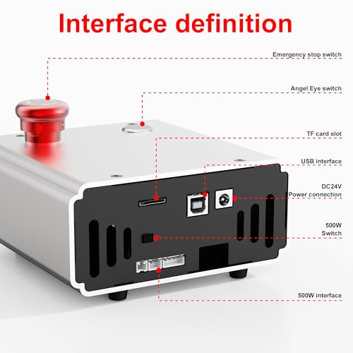 Coolook CNC Router Machine, Upgraded 3 Axis Engraver Machine with Controller, All-Metal CNC Router Machine for Metal, Wood, Acrylic, Working Area 400×400×80mm - Image 3