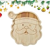 Tabla de charcutería navideña | Tablero de exhibición de queso de reno de Navidad | Placa de exhibición de alimentos de cocina para fiestas de vacaciones, aperitivos, banquetes, pícnics familiares