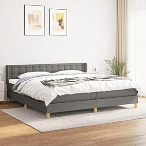 Homgoday Boxspringbett mit Matratze 200 x 200 cm