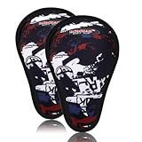RCRCKAR 2-Pack Protective Athletic Soft Foam Cup Youth Sized Ages 7-11 Kids for Baseball, Football, Lacrosse（Black）