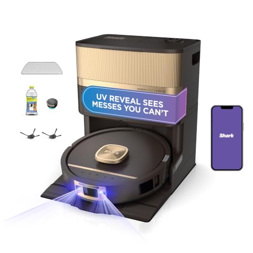 Image of Shark UV Reveal PowerDetect Robot Vacuum, Espresso, RV3024XEUSPU