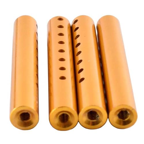 RC Upgrade Accessories for Wltoys for A959 A969 A979 K929 A580061 for Hopup for 1/18 Rc Parts 4PCS Front Rear Body Posts Body Mounts for Rc Model Car(Yellow)