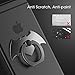Lamyik Phone Ring Holder, Batman Universal 360° Rotation Cell Phone Finger Ring Stand Holder for Smartphone, Tablet, Black