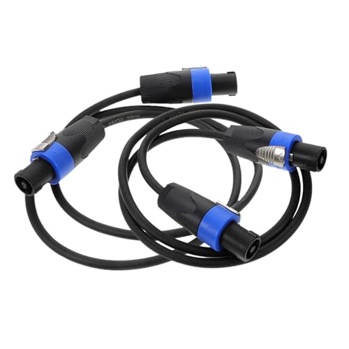 CIMAXIC Reduction Speaker Cable 2pcs Audio Cables Speaker Cable Plug Stage Audio Wire