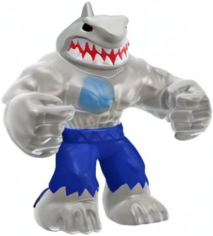 Miniatura 9 de Heroes of Goo Jit Zu Goo Shifters DC Super Villain - Figura de acción elástica Hydro Attack King Shark. Increíblemente Mushy DC 4.2 pulgadas Figura