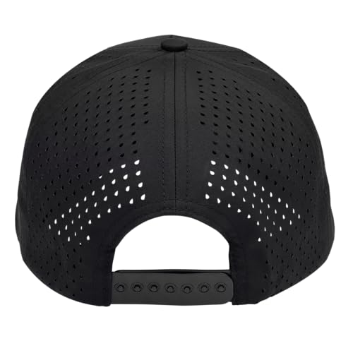 Image of Classic 5‑Panel Snapback Hat - Adjustable Flat Bill Cap, Lightweight Breathable Unisex for Embroidery & DIY