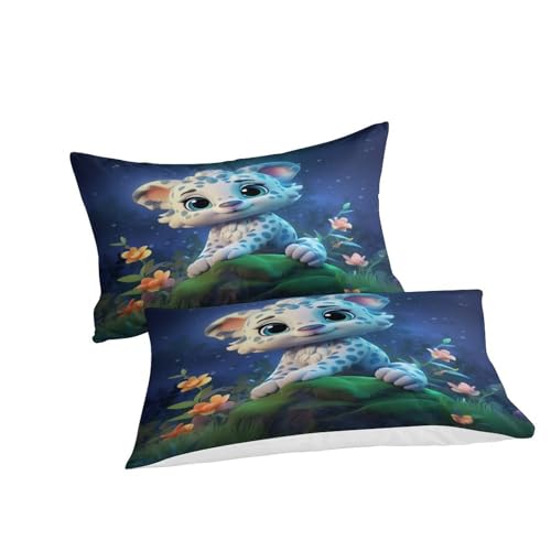 Couette Léopard en Microfibre 3D : Parure de Lit Confortable Haut de Gamme