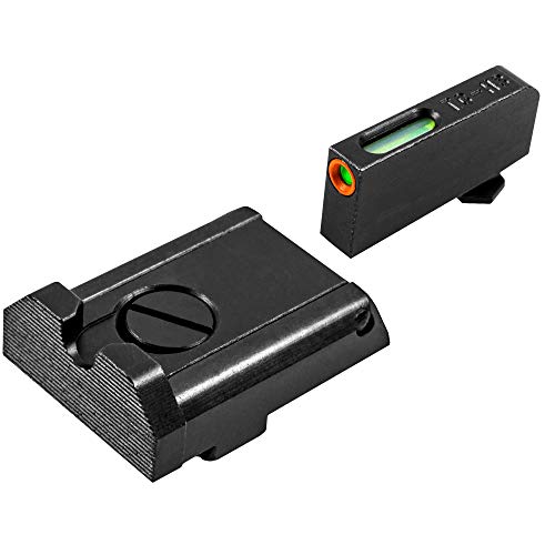 Image of Truglo TFX PRO Handgun Sight, Glowing Shock Proof Tritium and Fiber Optic Night Sight for Handguns, Compact, Durable, and Snag Free Sight