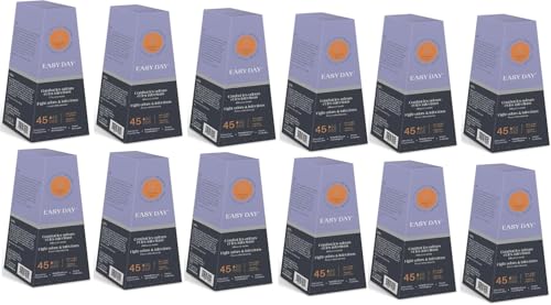 EASYDAY Thong Style Panty Liners for Women, Unscented, Odor Free, Specially Designed for Sensitive Skin, Breathable, Panty Liners for Light Flow Absorbency (45 Count(Pack of 12))