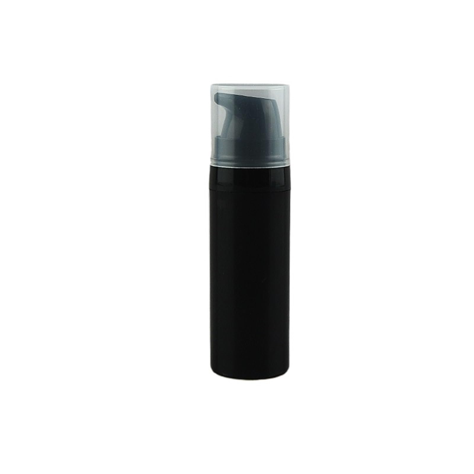 SKPVPOKOYL Refillable Airless Pump Toiletries Container Plastic Cosmetic Bottle 5ml 10ml 15ml(Black 15ml)