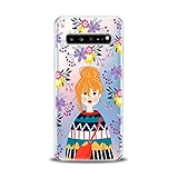Lex Altern TPU Case for Samsung Galaxy s10 Plus 10e Note 9 s9 s8 s7 Alice in Wonderland Clear Figure Cute Colorful Cover Soft Character Silicone 2018 Print Protective Cartoon Design Girl GiftWomen