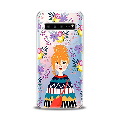 Lex Altern TPU Case Compatible for Samsung s23 s22 s21 Ultra s20 S10 Plus Note s9 s8 Slim fit Clear Princess Classy Colorful Print Cutie Cartoon in Soft Lightweight Cover Design Girls Kid Teen