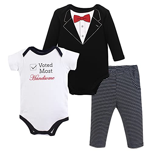 Image of Little Treasure Unisex Baby Cotton Bodysuit and Pant Set
