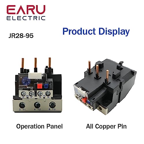Relé protector eléctrico JR28-95 LR2 D33 ajustable de 80 a 93 amperios 5