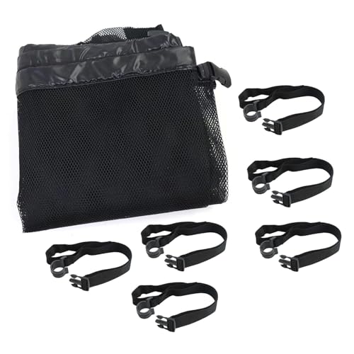 FytStycale Pool Floats Storage Bag Swimming Pool Hanging Organizer Mesh, Toys Organizer Poolside Pouch Holder for Inflatables, Fence Gym