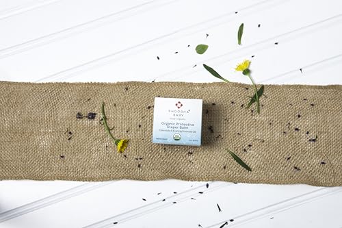 Shoosha Organic Diaper Balm for Sensitive Skin, Baby Diaper Rash Cream, Glute...