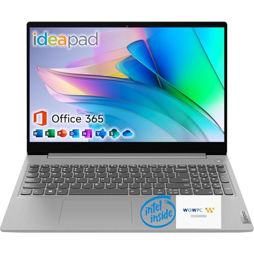Lenovo Laptop IdeaPad 1 de 15.6 pulgadas | 36 GB de RAM | Almacenamiento dual: SSD de 1 TB + eMMC de 128 GB | Wi-Fi 6 | USB-C | Microsoft Office 365 de 1 año | Intel Dual-Core | Pantalla HD | Windows