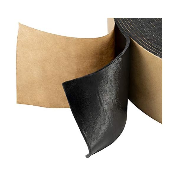 Poppstar doppelseitiges Butyl Klebeband (10m x 50mm x 1,6mm) Dichtband selbstklebend schwarz – Bild 4