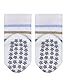 FALKE Unisex Baby Hausschuh-Socken Multi Stripe, Baumwolle, 1 Paar, Weiß (Off-White 2040), 80-92