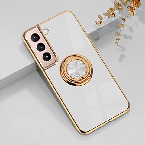 Einaily Case for Samsung Galaxy S22 Plus Mobile Phone Case, Galaxy S22 Plus Protective Case with Ring Case Silicone Bumper Shockproof Shell Ring Stand Finger Holder Magnetic Cover Galaxy S22 Plus Cover