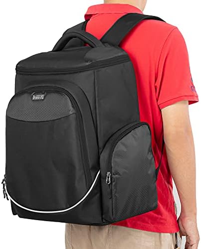 Trunab Console Carry Bag Backpack Compatible with PS5/PS4/PS4 Pro/PS4 Slim/Xbox One/Xbox One X/Xbox One S, Travel Case with Multiple Pockets for 15.6 Laptop, Game Accessories, Black, Patented Design