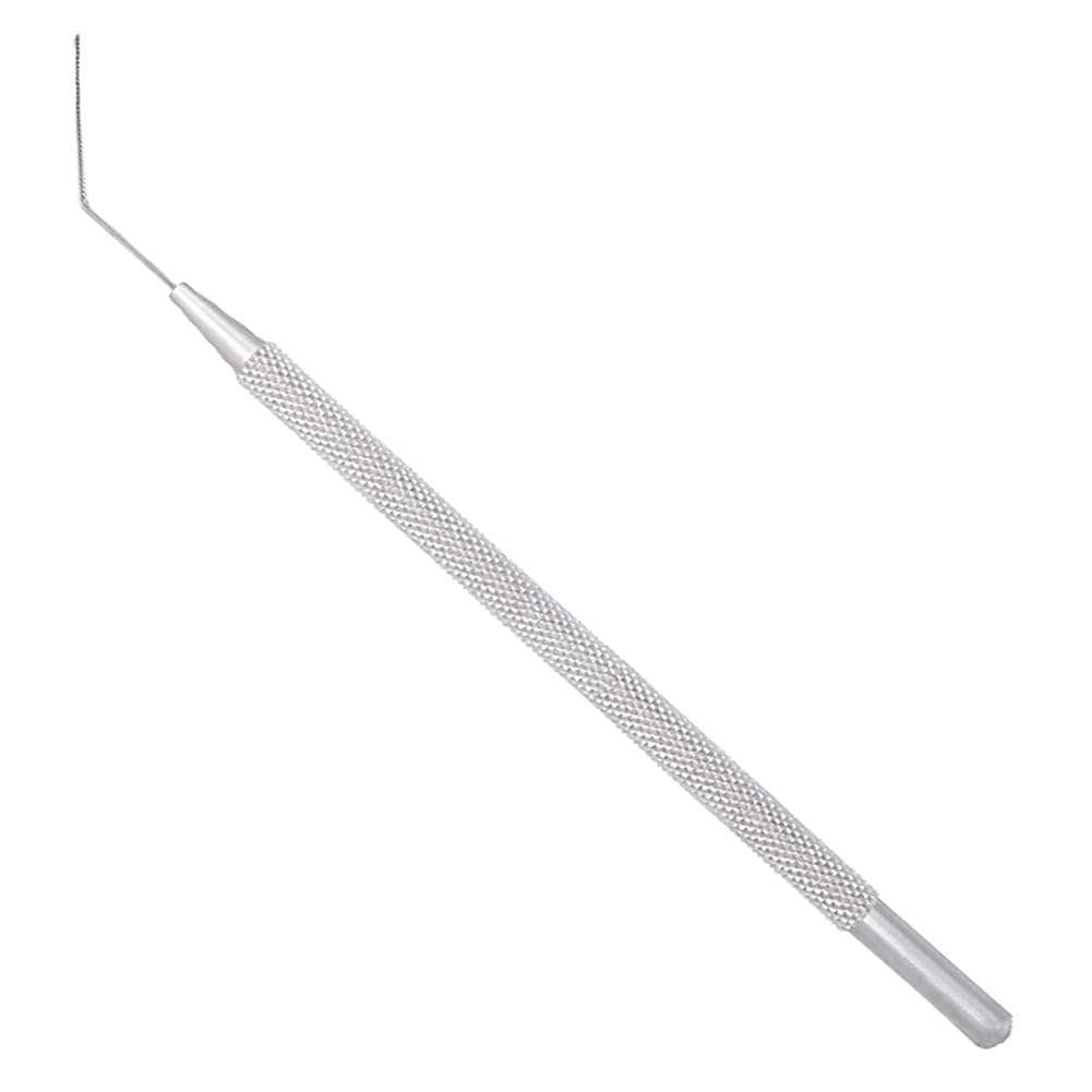 Stellmacher Drysdale Nucleus Manipulator 12.5 cm | Precision Paddle-Tip Lens Handling Tool | Angled Stainless Steel Instrument for Fine Control (Drysdale)