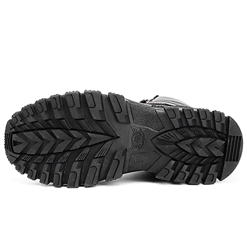Bota Coturno Militar Masculino Couro Alto Conforto Tratorado (br_footwear_size_system, adult, numeri