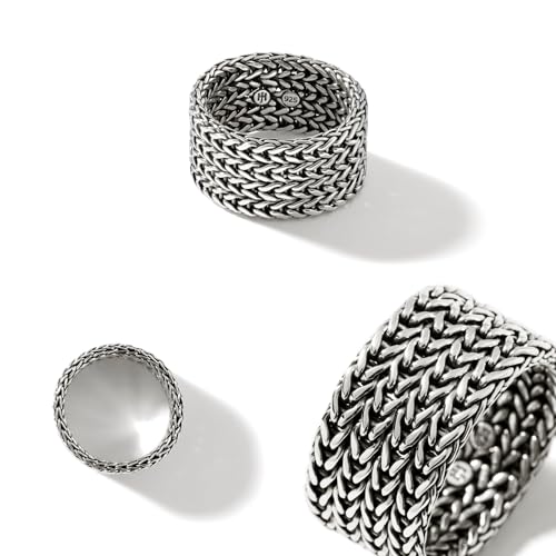 John Hardy Rata Chain 12MM Band Ring2