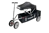 Max. Belastbarkeit: 100 kg HUDORA Bollerwagen Premium Alu-Überländer - Handwagen faltbar - 10325