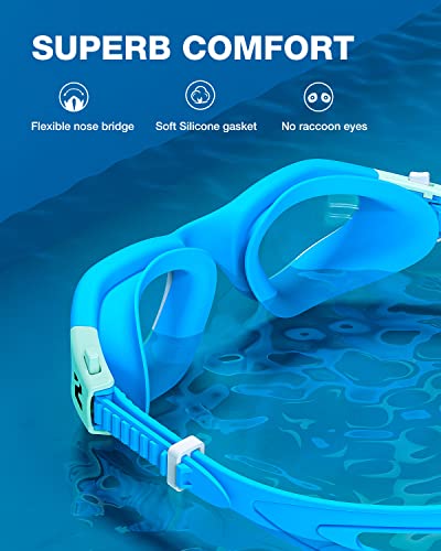 Image of ZIONOR Swim Goggles, G1 SE Swimming Goggles Anti-Fog for Adult Men Women
