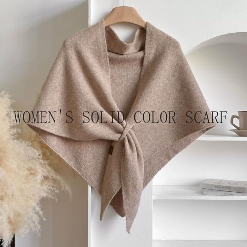 Women's Solid Color Scarf, Wraps Women Knitted Shawls, Casual Soft Comfortable Pashmina Shawl2