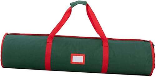 Angoily Bolsa de almacenamiento de lona para árbol de Navidad, organizador de almacenamiento de Navidad, contenedor de almacenamiento de regalo para