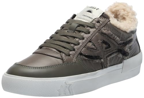 ASH Women's Malibu Bis Fur Lined Sneaker-Stylish, Comfortable, Casual Footwear for Everyday Wear
