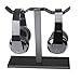 Headphone Stand, MOCREO Acrylic Dual Balance Headset Stand Gaming Headphone Holder/Mount/Hanger, Desktop Headset Holder/Mount/Hanger, Extra Thick