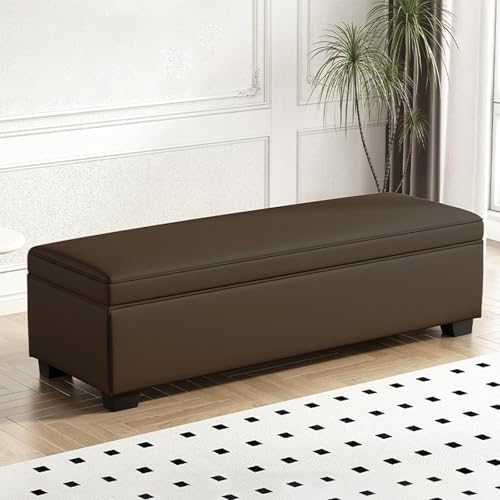 Banc à chaussures avec siège rembourré pour une entrée ordonnée