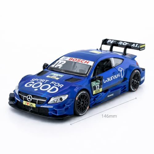Image of Wizplex MSZ Official Licensed Mercedes-AMG C 63 DTM Diecast Model Car 1:32 Scale | Light & Sound | Pull Back Action | Metal Racing Toy | Collectible Display & Gift
