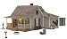 Woodland Scenics O Scale Built-Up Building/Structure Old Homestead