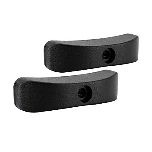 2020-2021 Keystone Bullet Trailers 21-407 Incorrect Crank Handle on Egress Window 8 RecPro RV Window Crank Handle | Tee-Style Knob | Black Plastic (2-Pack)