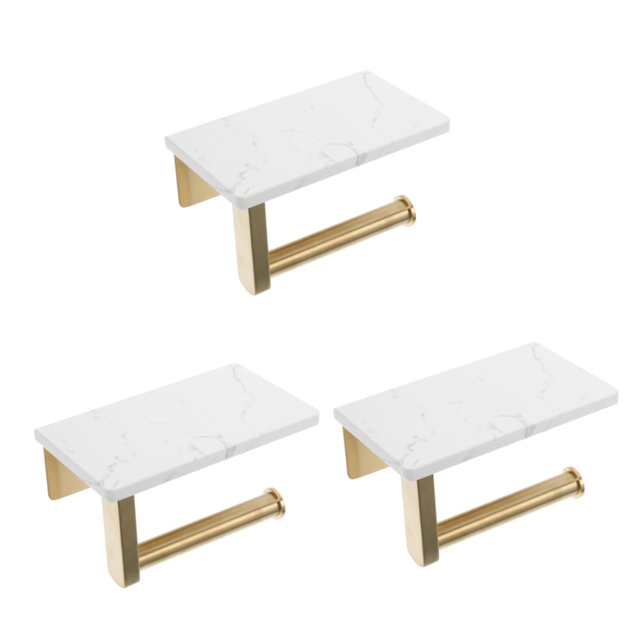3 Uds Rollo De Papel Estante Soporte para Papel De Cocina Soporte De Papel Higiénico Servilletero Montado En La Pared Soporte para Toallas De Papel Soporte De Papel Higiénico Ciieeo
