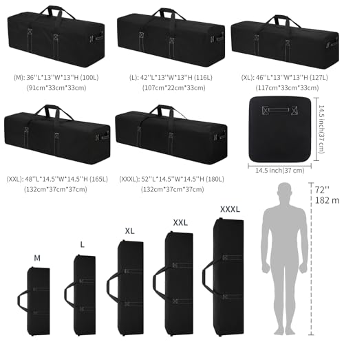 Sac de voyage et camping de 132 cm pour organiser votre matériel de plein air