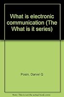 What is electronic communication B0007F7VIM Book Cover
