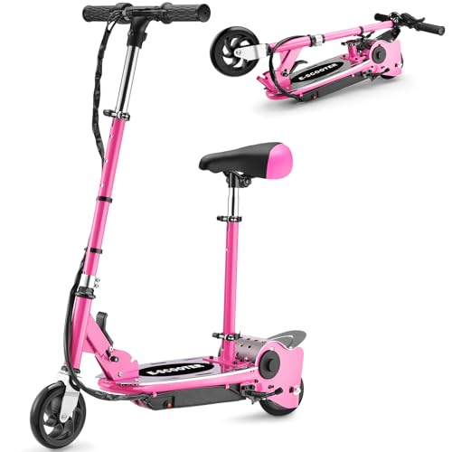 Zupapa Electric Scooter with Seat for Kids Ages 6-12, 6