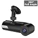 SOLIOM G1 380°Car Security Dash Cam Dual 190°Ultra Wide Angle Front and Inside Cabin Full HD Dashboard Camera with Time Lapse, G-Sensor, Loop Recording,Parking Monitor, Motion Detect for Uber Taxi