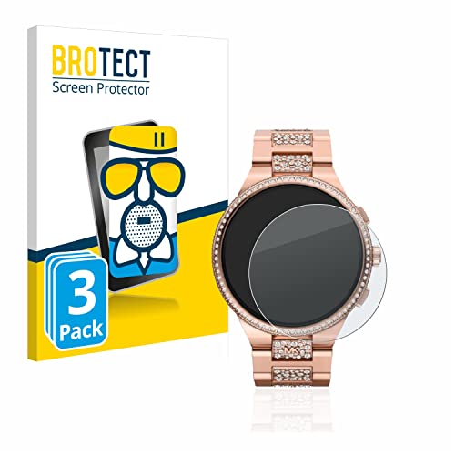 BROTECT Entspiegelungs Schutzglas für Michael Kors Camille Gen 6 MKT5147 (3 Stück) Schutzfolie Matt [Extrem Kratzfest 9H, Anti-Fingerprint]