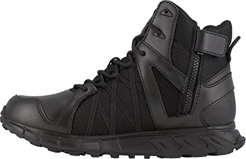 Reebok Reebok Work Trailgrip Tactical 6" WP Side Zip Men's Boot, 10.5 D(M) US, Black